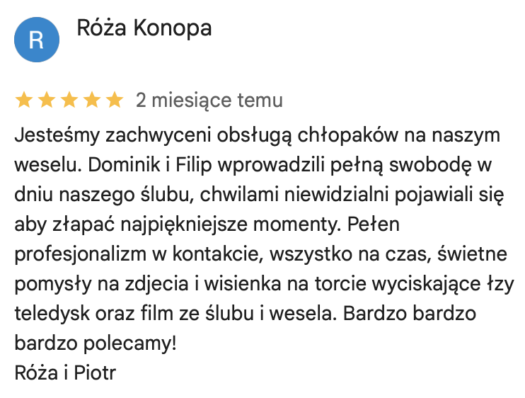 zdjęcia ślubne, filmy ślubne, portfolio ślubne, fotograf ślubny, kamerzysta ślubny
